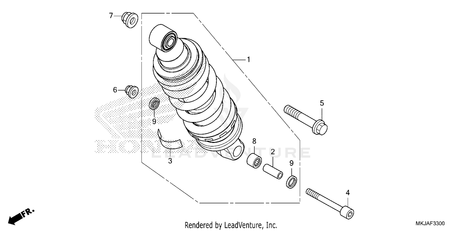 REAR SHOCK ABSORBER