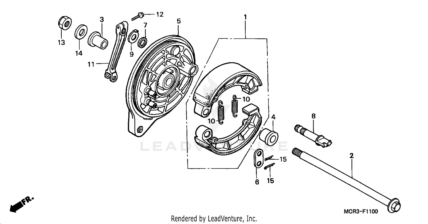 REAR BRAKE PANEL