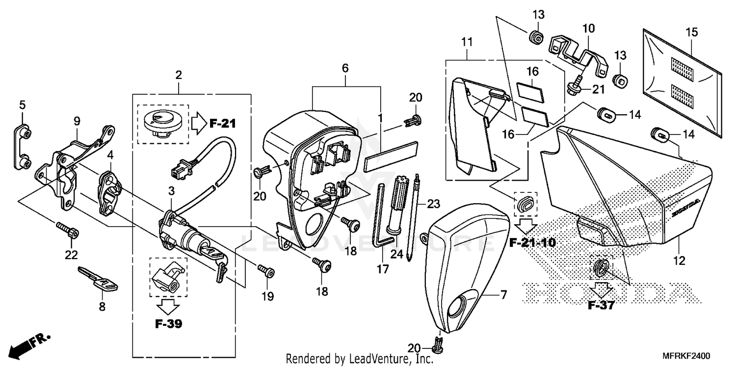 SIDE COVER@TOOLS         @COMBINATION SWITCH