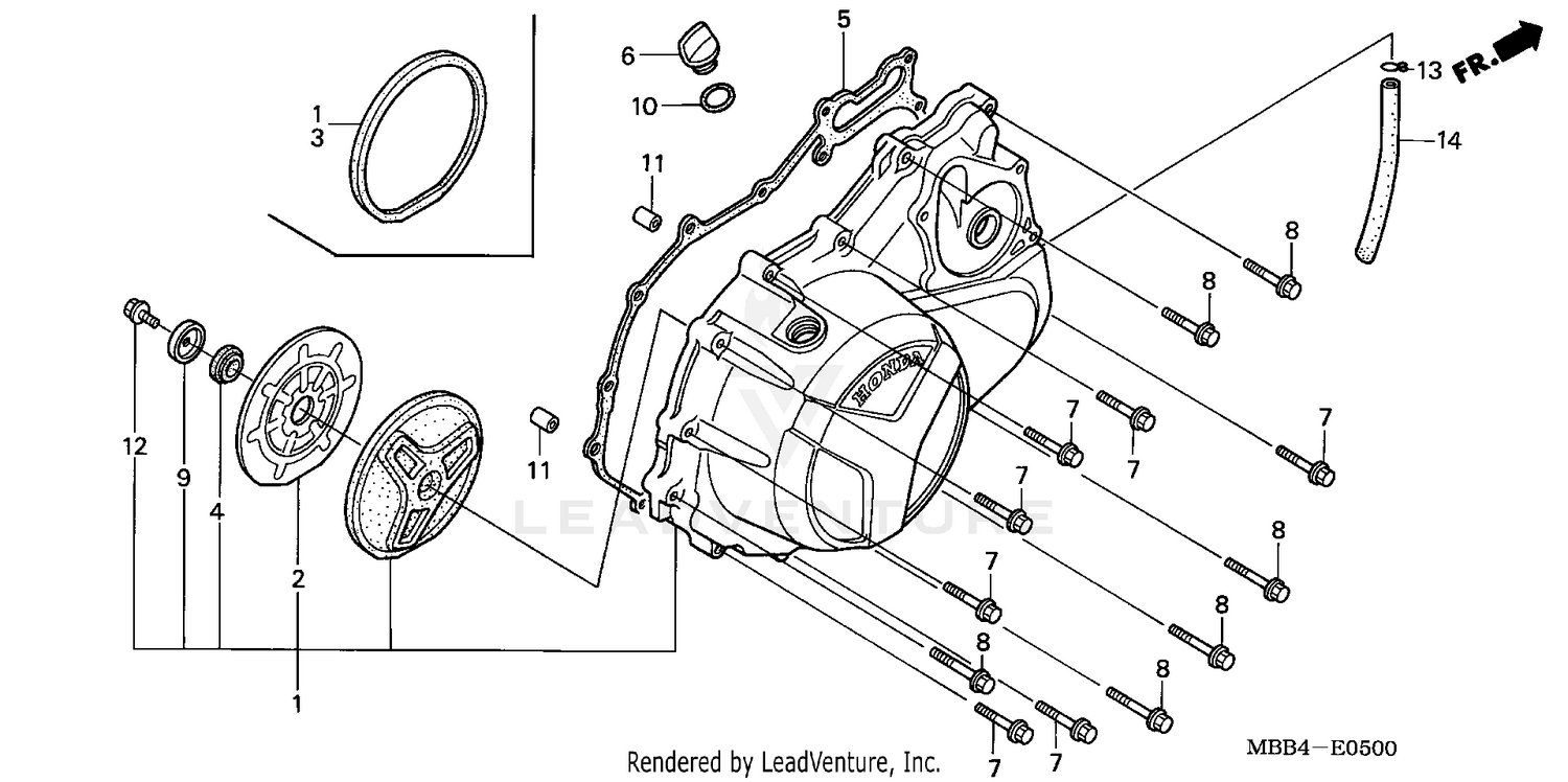 RIGHT CRANKCASE COVER