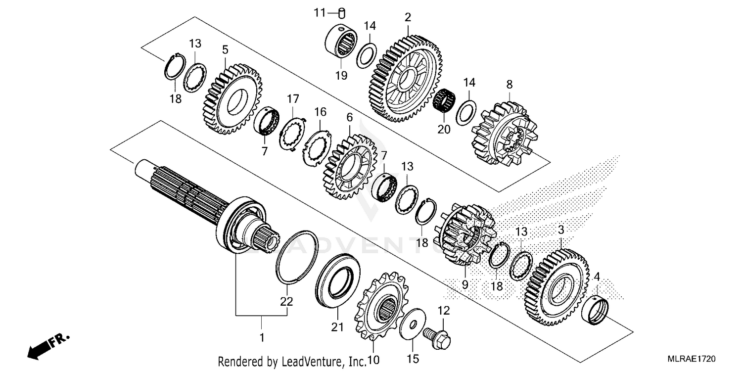 TRANSMISSION             (COUNTERSHAFT)