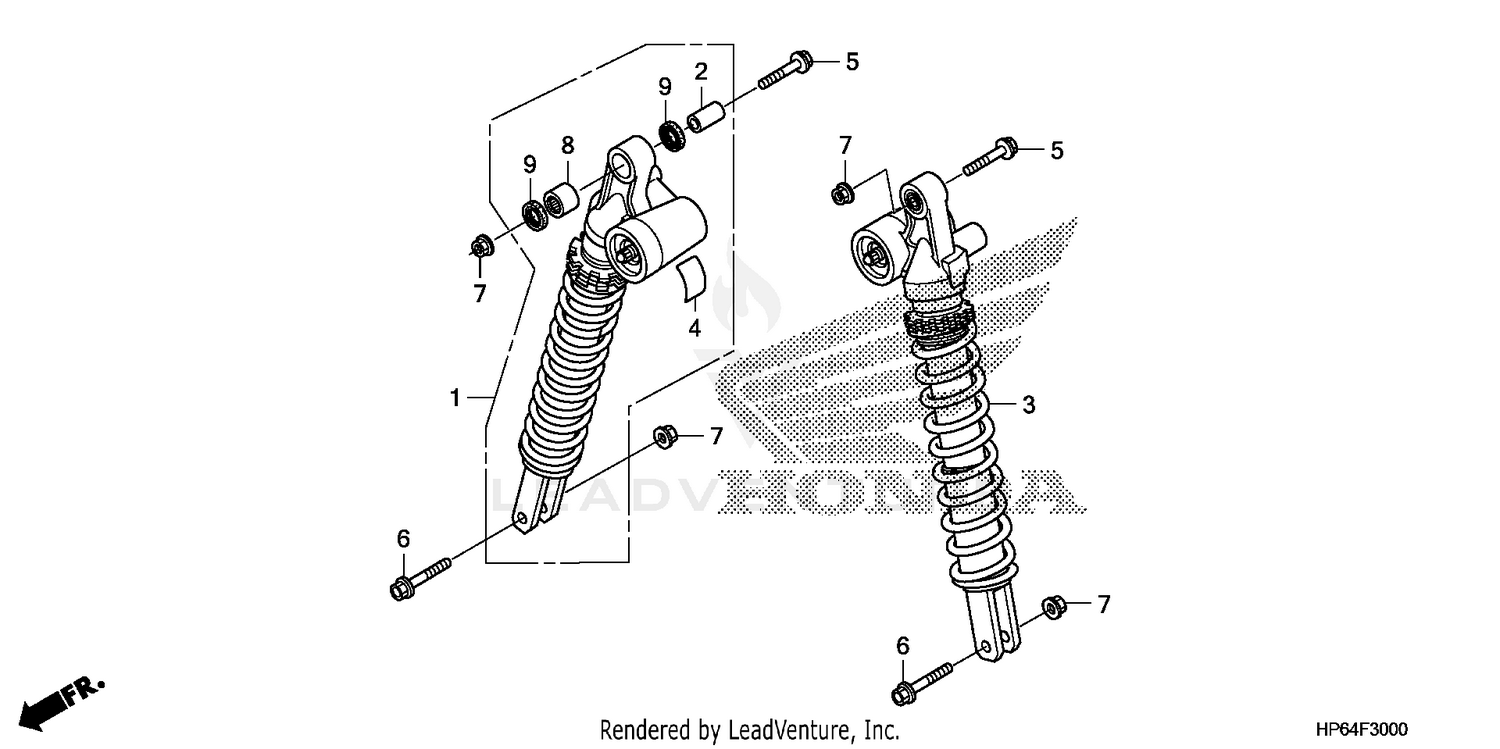 REAR SHOCK ABSORBER