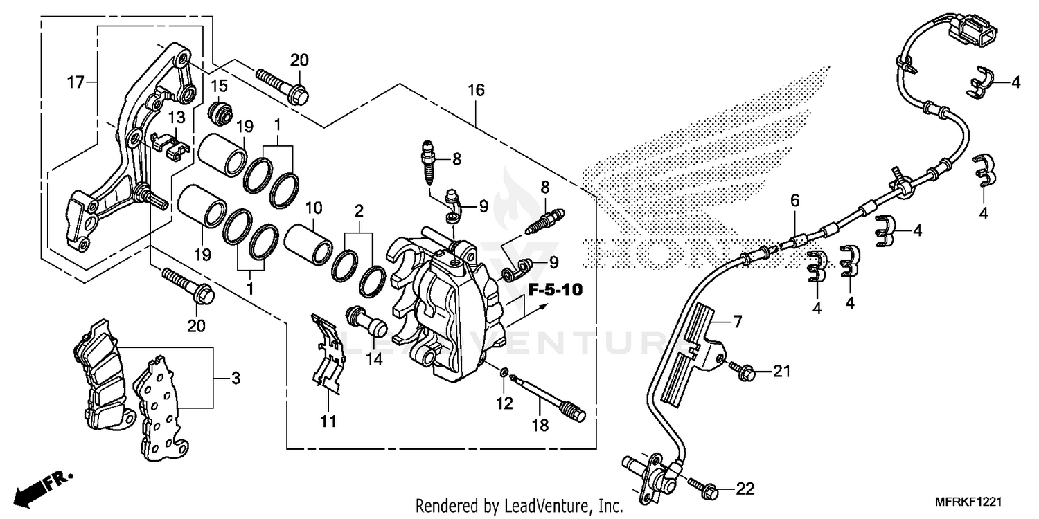 FRONT BRAKE CALIPER (2)