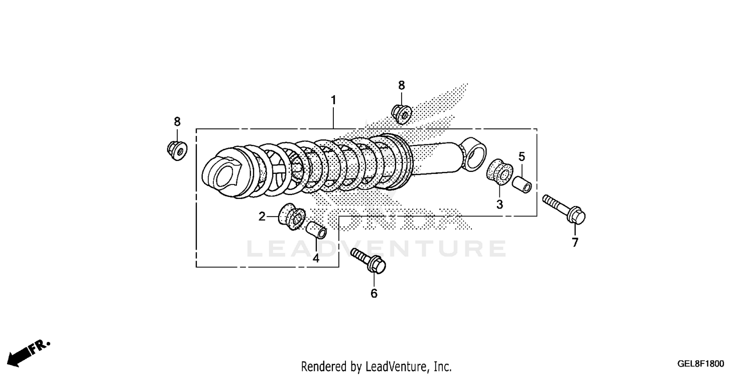REAR SHOCK ABSORBER