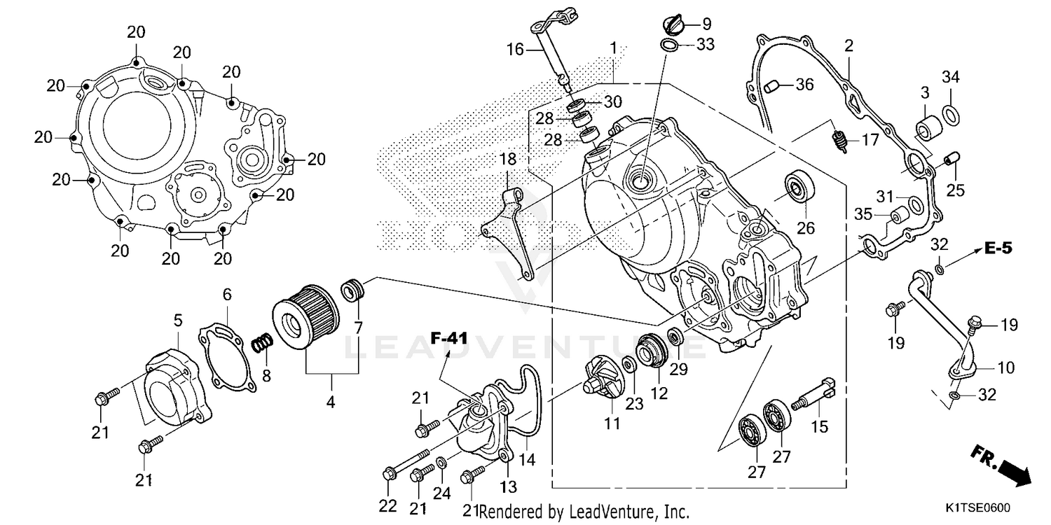 RIGHT CRANKCASE COVER