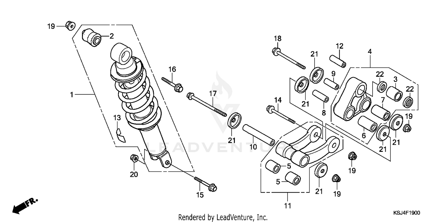 REAR SHOCK ABSORBER