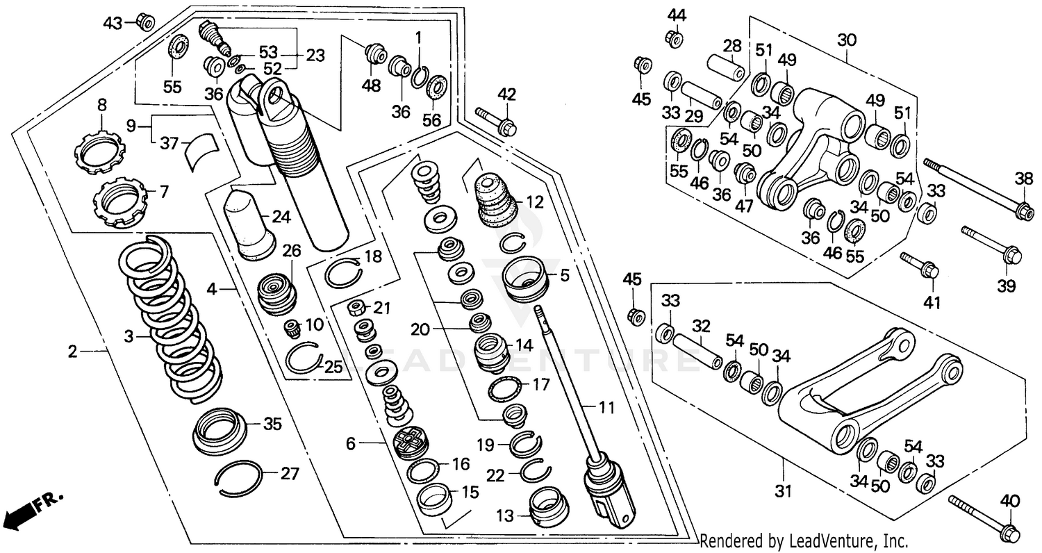 REAR SHOCK ABSORBER 94