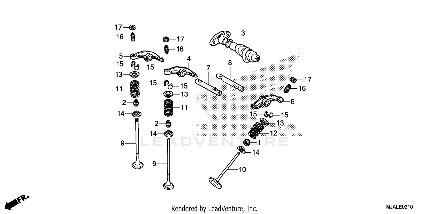 CAMSHAFT@VALVE (RR.)