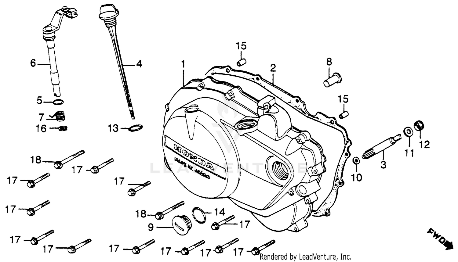 RIGHT CRANKCASE COVER