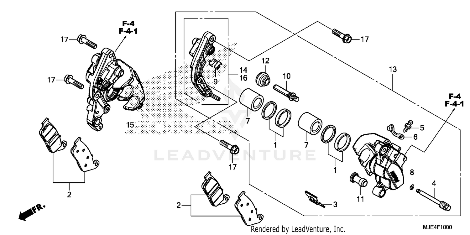 FRONT BRAKE CALIPER (1)