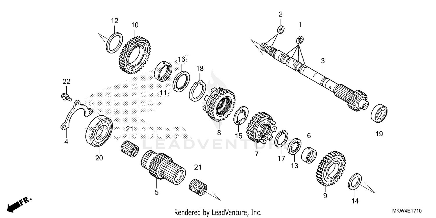 TRANSMISSION (MAINSHAFT) (2)