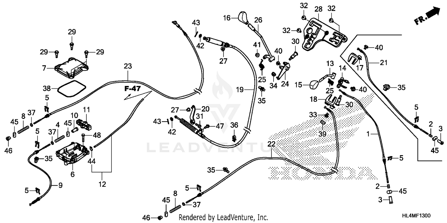 SHIFT LEVER@SELECT LEVER