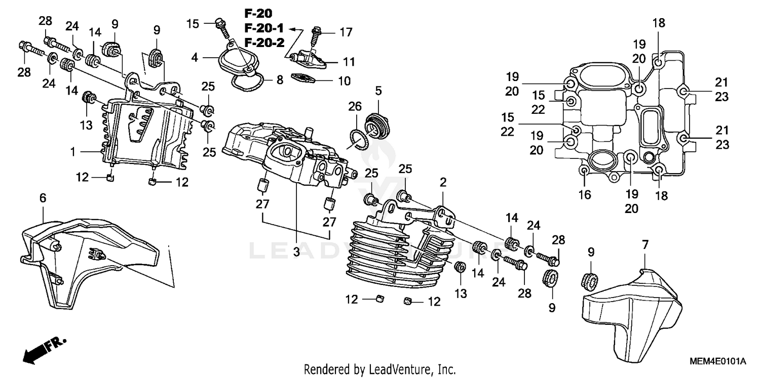 REAR CYLINDER HEAD COVER