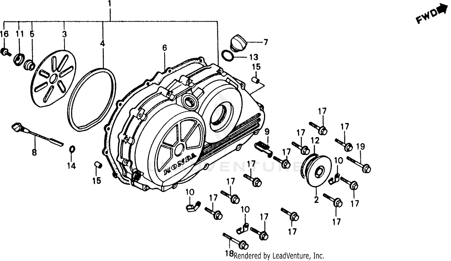 RIGHT CRANKCASE COVER