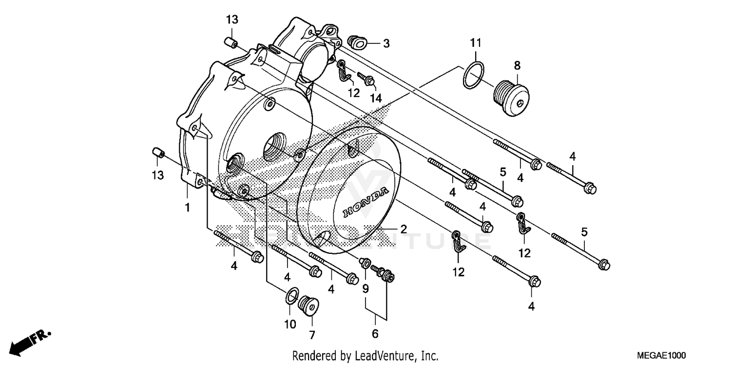 LEFT CRANKCASE COVER