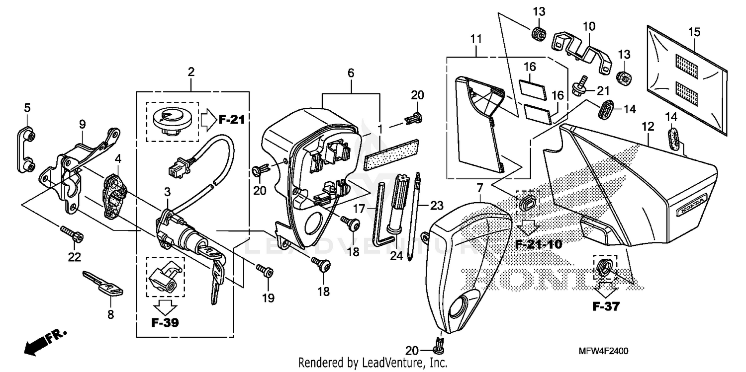 SIDE COVER@TOOLS         @COMBINATION SWITCH
