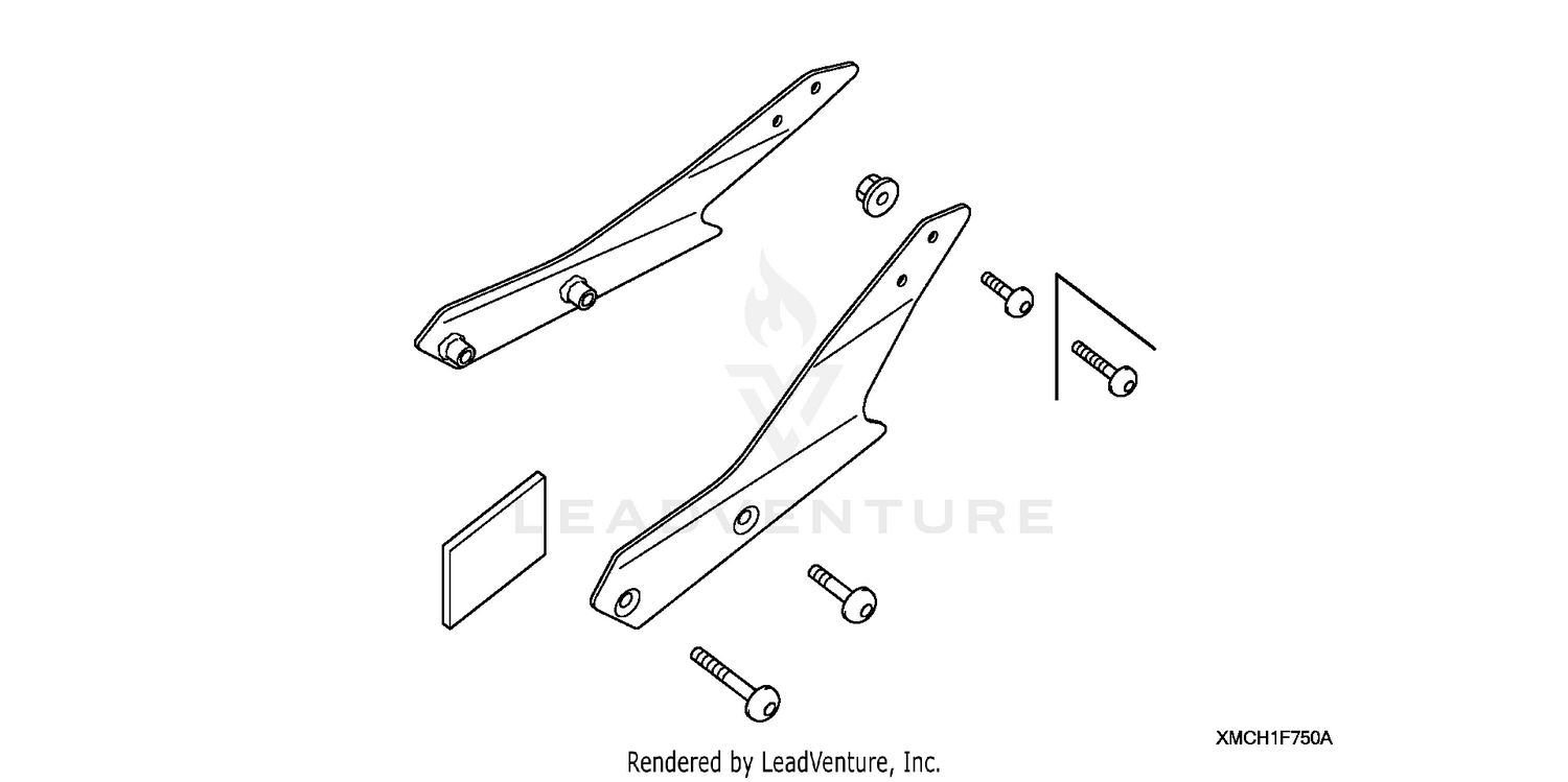 BACKREST RR. CARRIER MOUNT BRACKETS