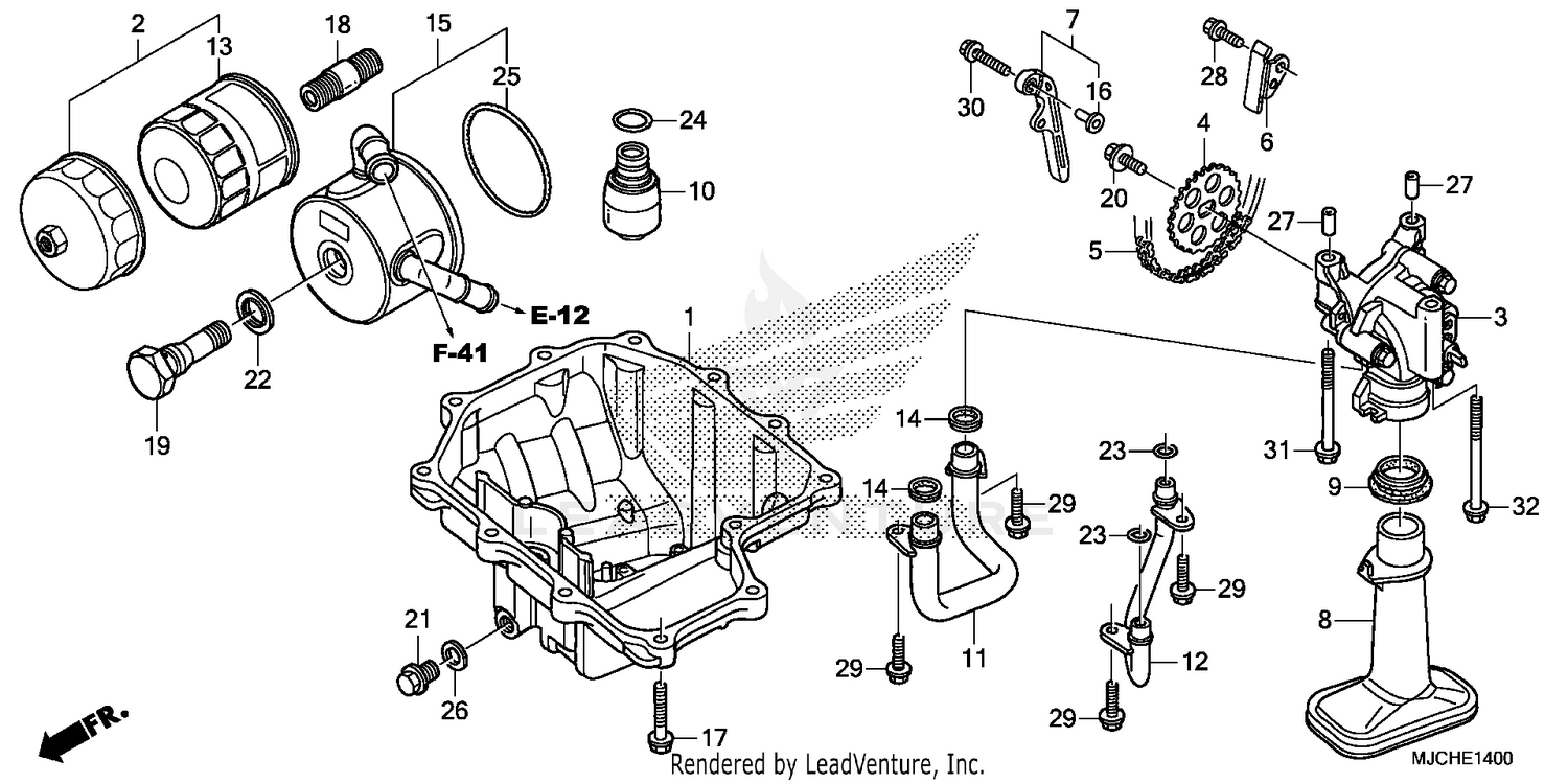OIL PAN@OIL PUMP