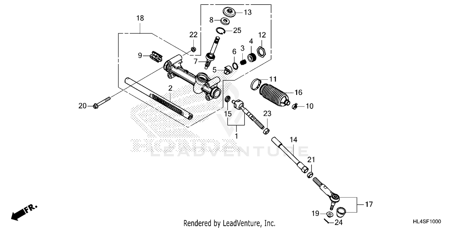 STEERING GEAR BOX@TIE ROD