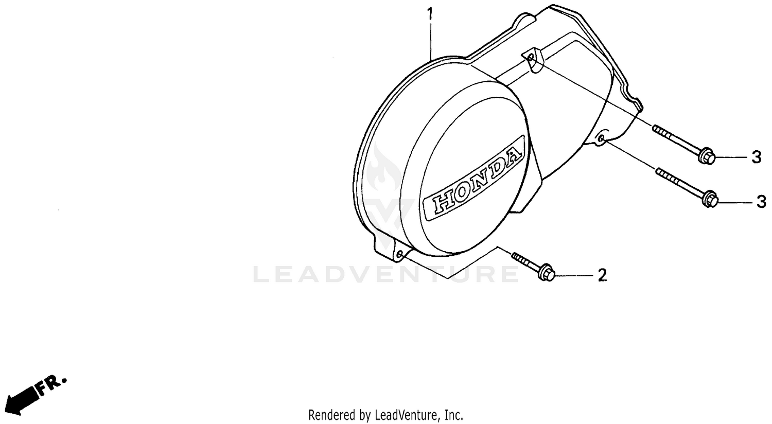 LEFT CRANKCASE COVER