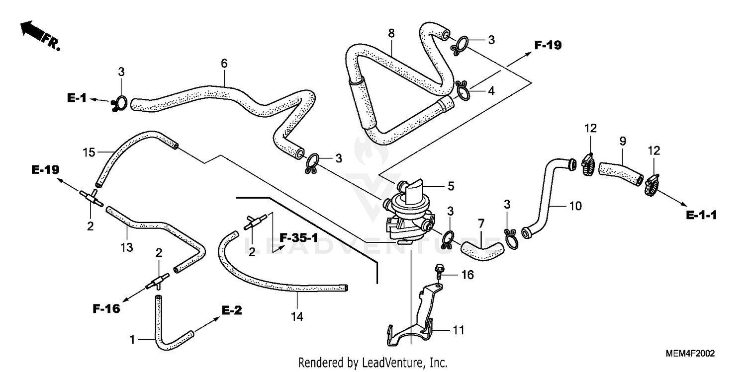 AIR INJECTION CONTROL VALVE ('08-)