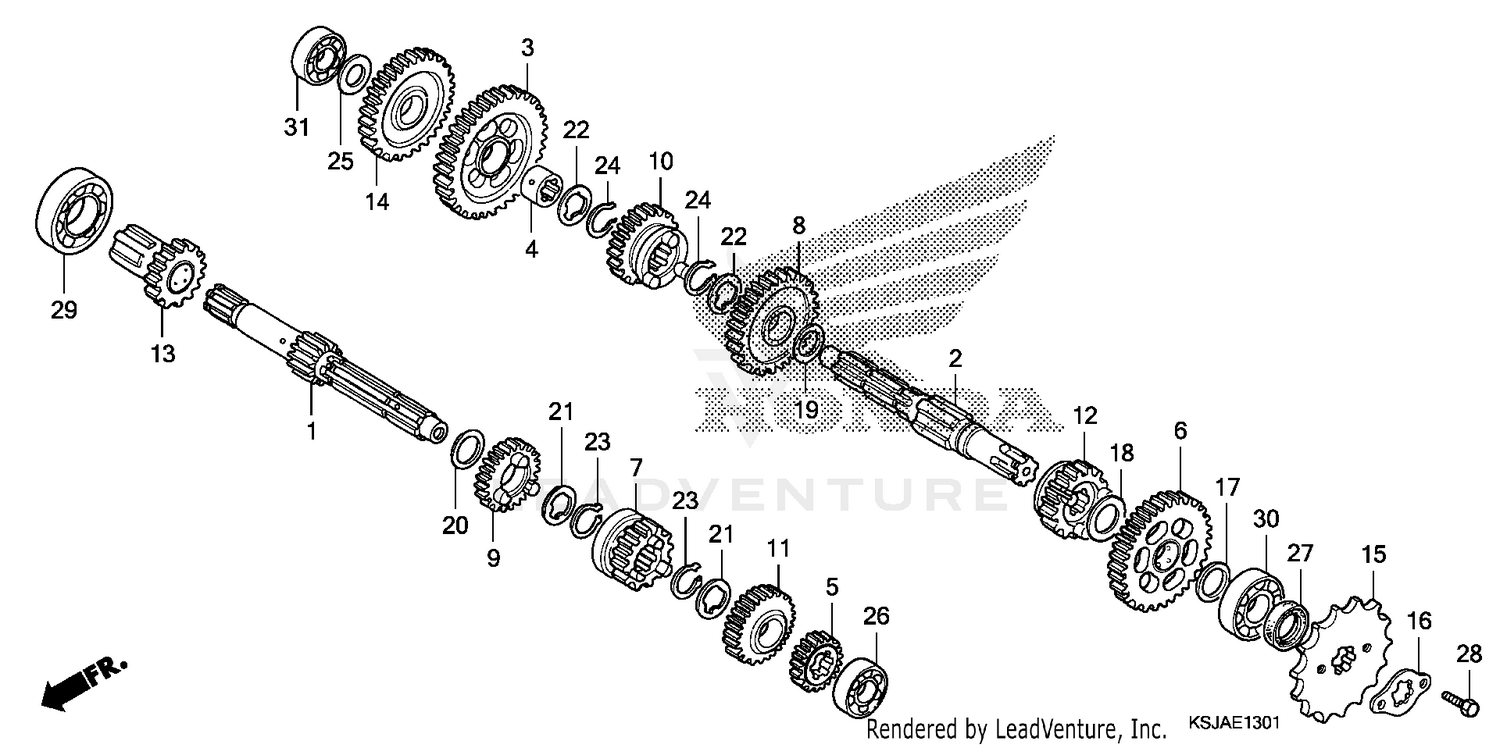 TRANSMISSION (CRF100F)
