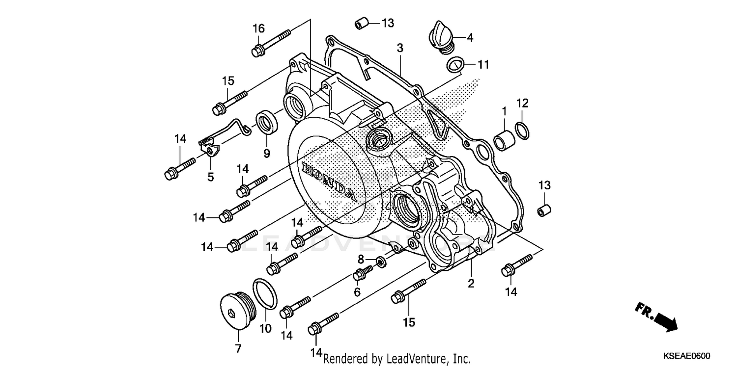 RIGHT CRANKCASE COVER