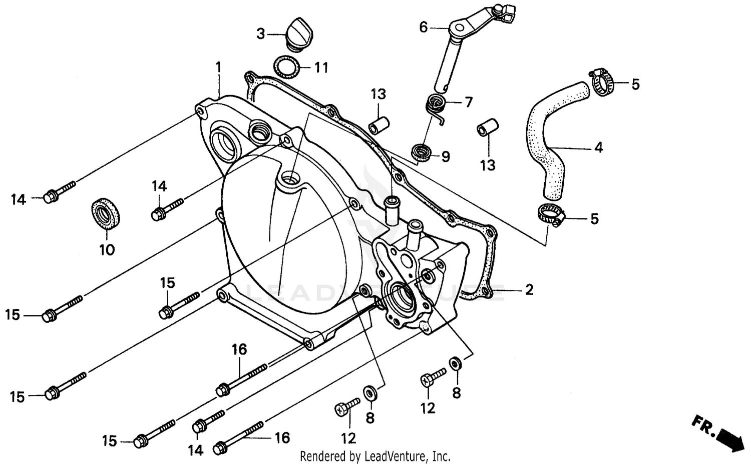 RIGHT CRANKCASE COVER
