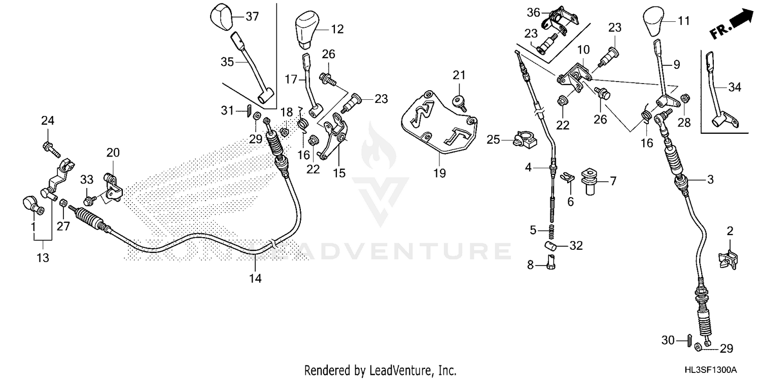 SHIFT LEVER@SELECT LEVER
