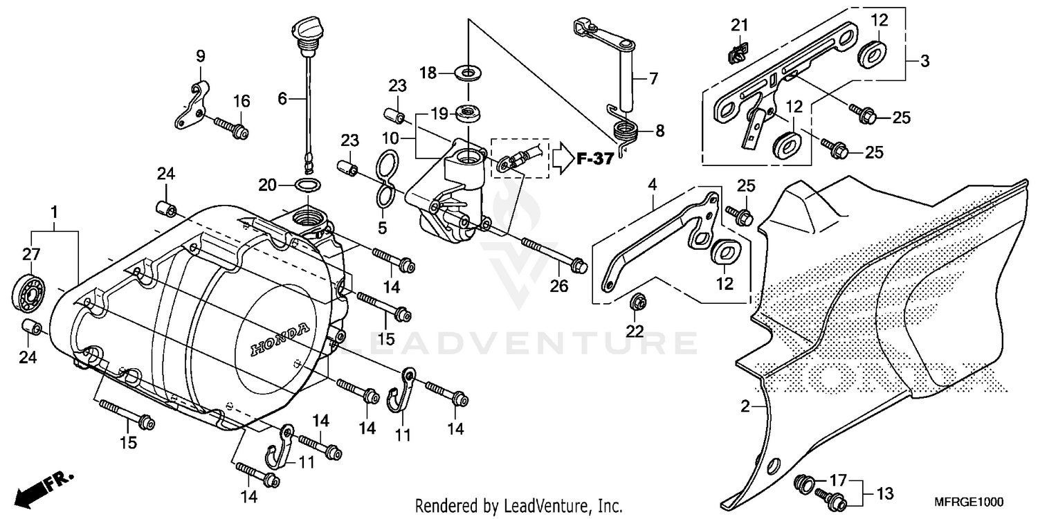 LEFT CRANKCASE COVER