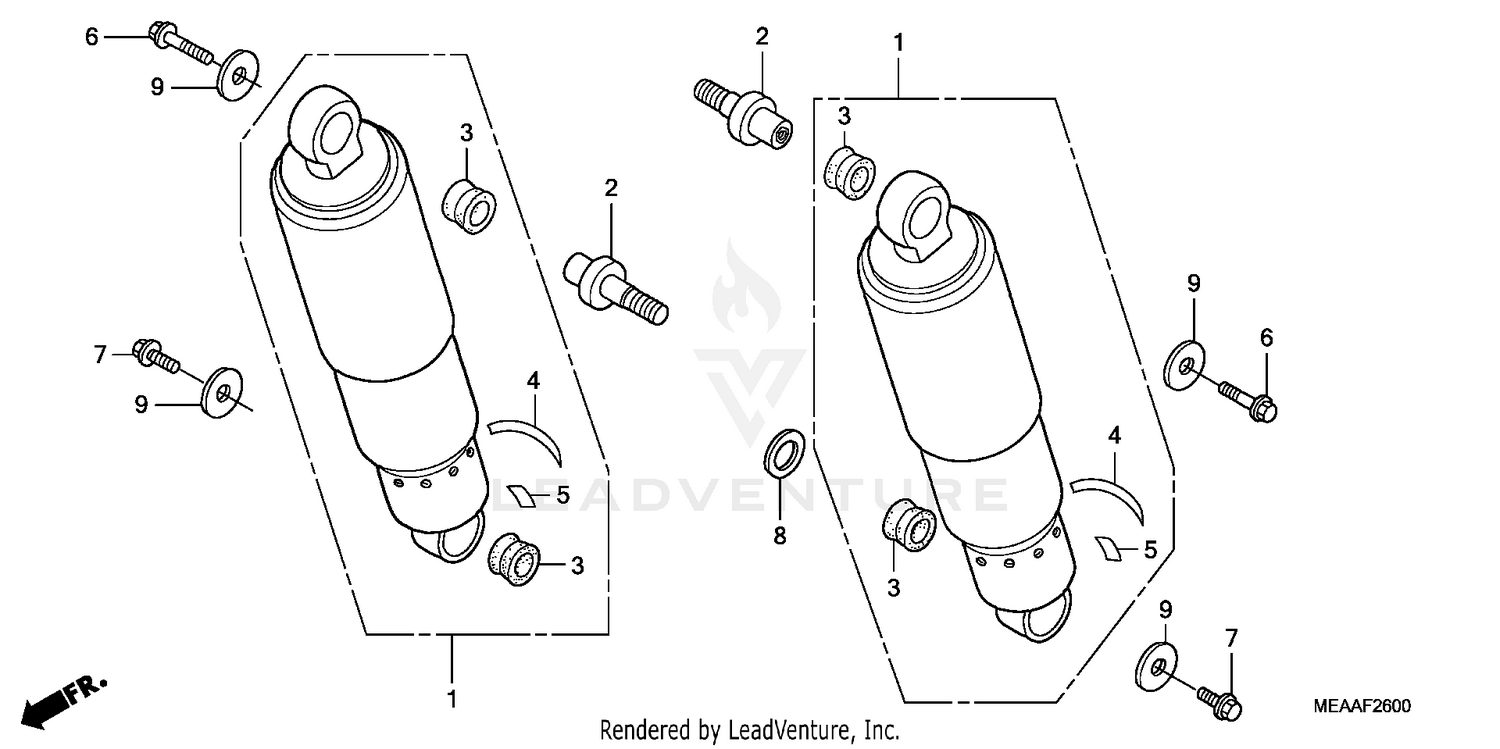 REAR SHOCK ABSORBER