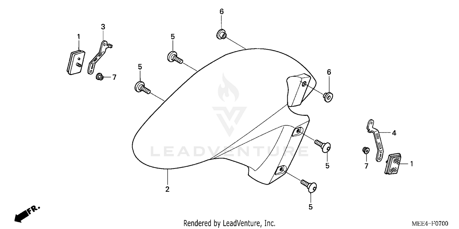 FRONT FENDER ('03-'04)
