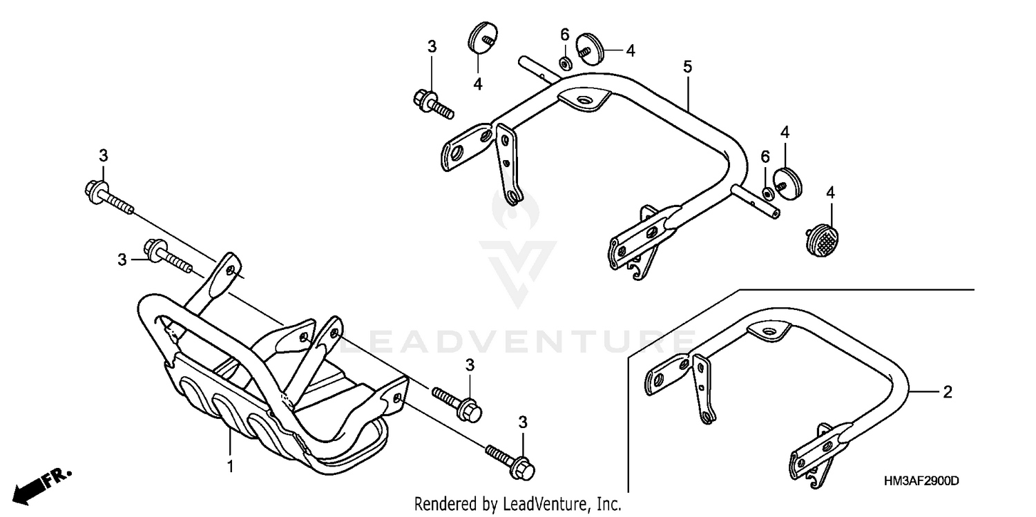 CARRY PIPE (TRX300EX'01-'06)