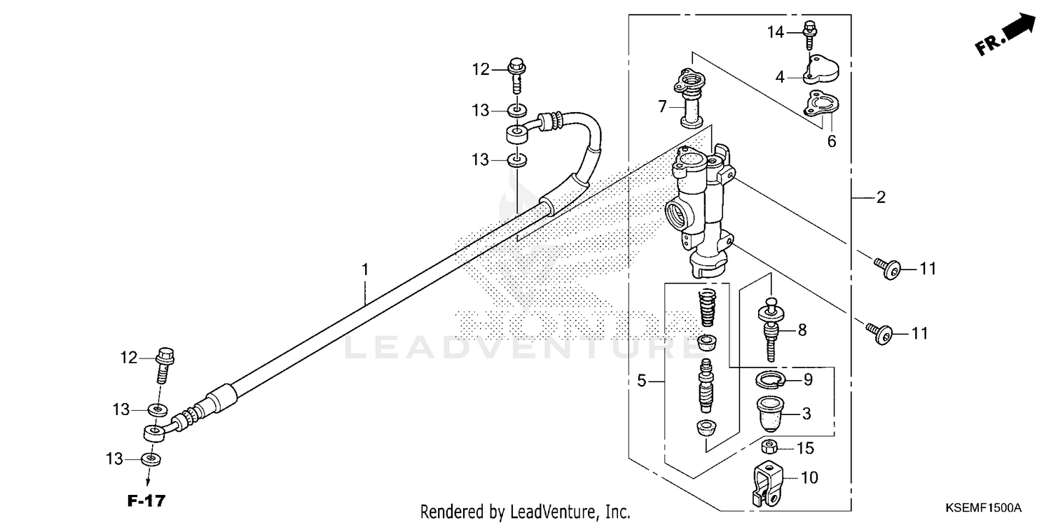 REAR BRAKE MASTER        CYLINDER