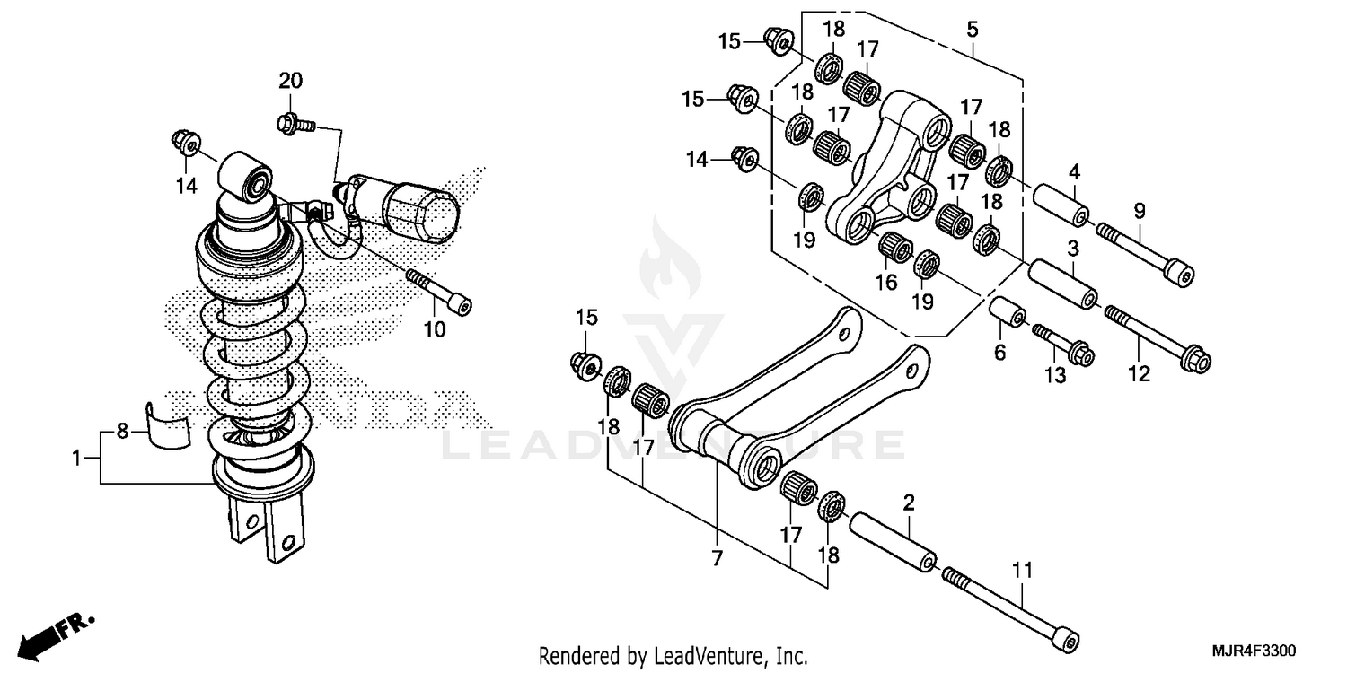 REAR SHOCK ABSORBER