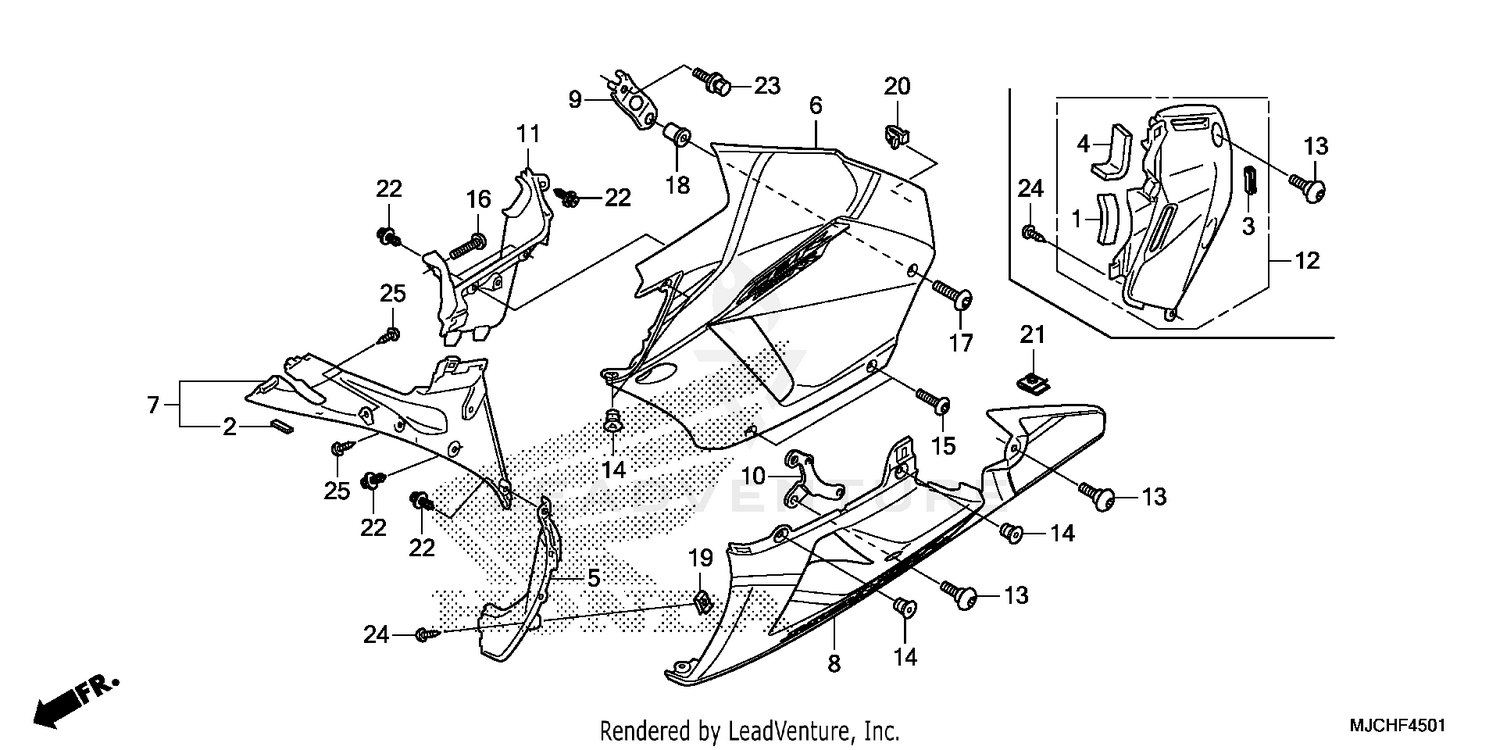 MIDDLE COWL@LOWER COWL   (L.)