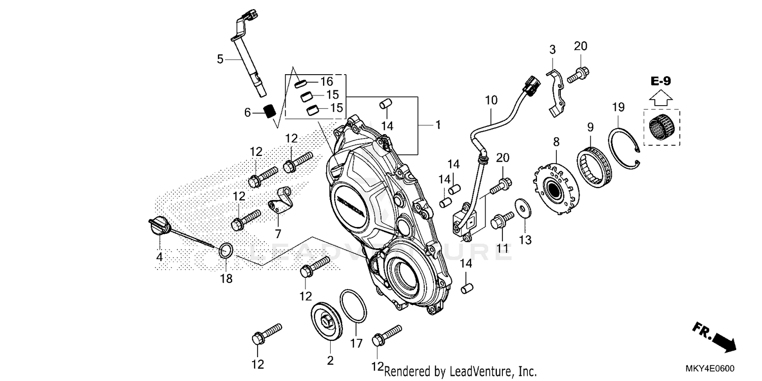RIGHT CRANKCASE COVER