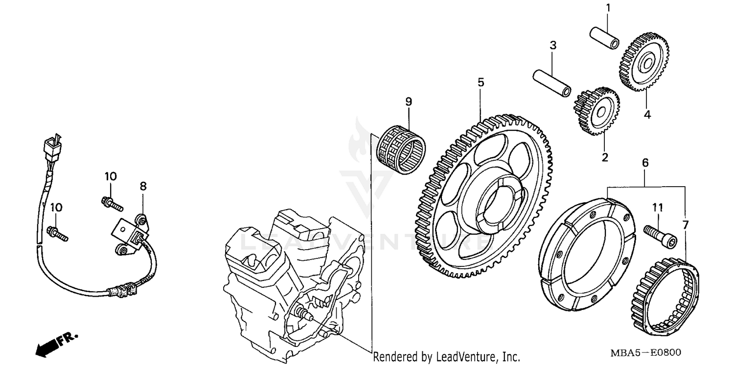 PULSE GENERATOR + STARTING CLUTCH