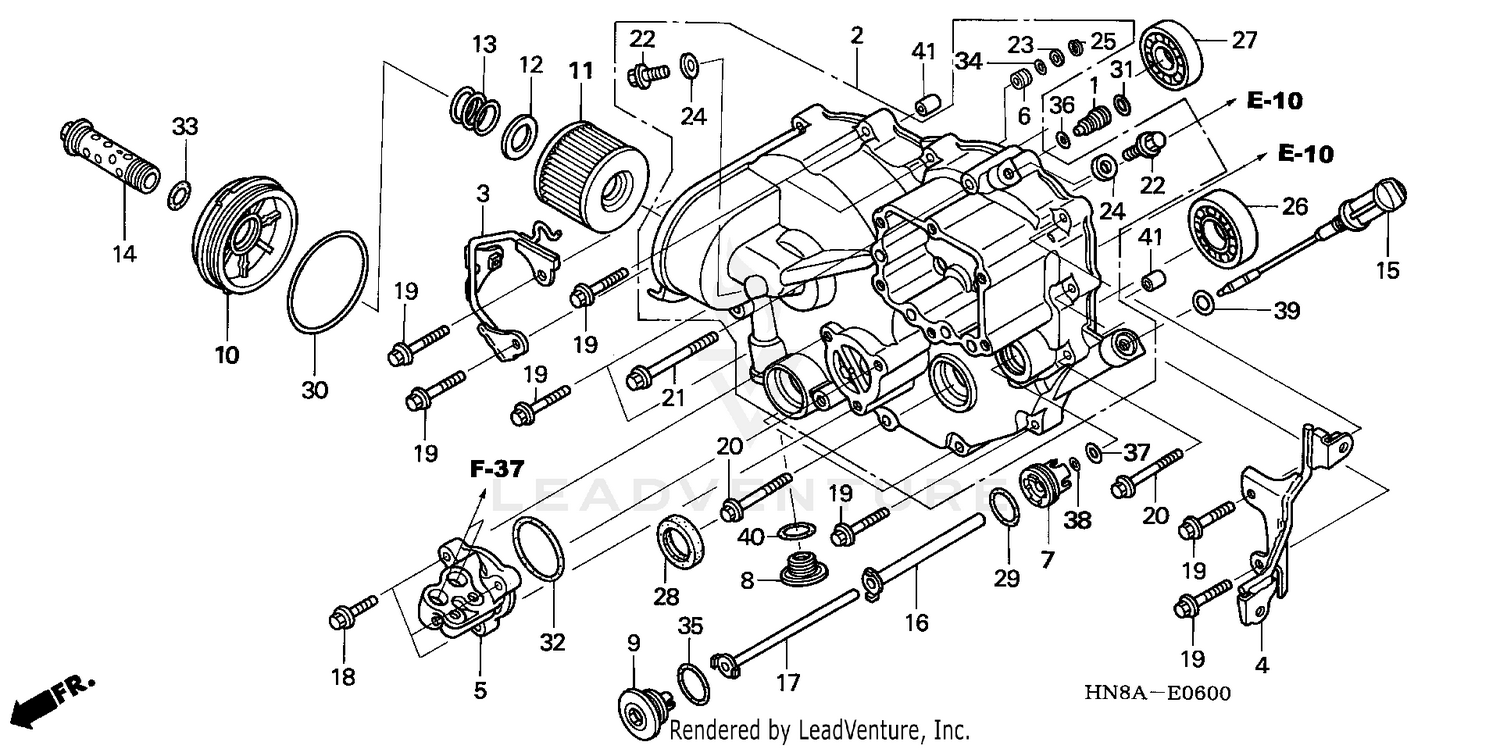 FRONT CRANKCASE COVER