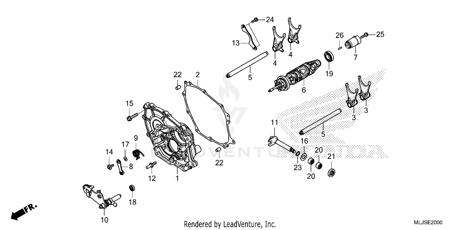 SHIFT DRUM@SHIFT FORK