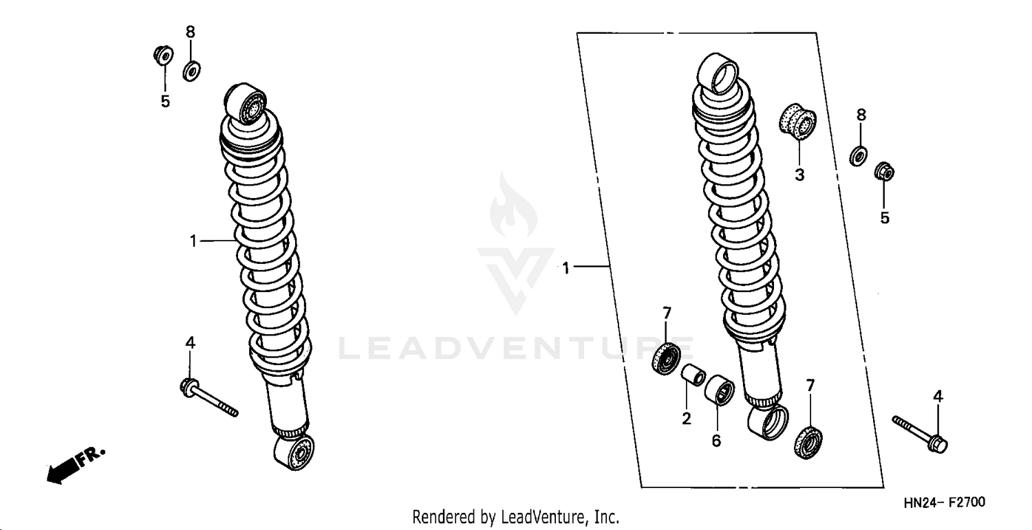 REAR SHOCK ABSORBER