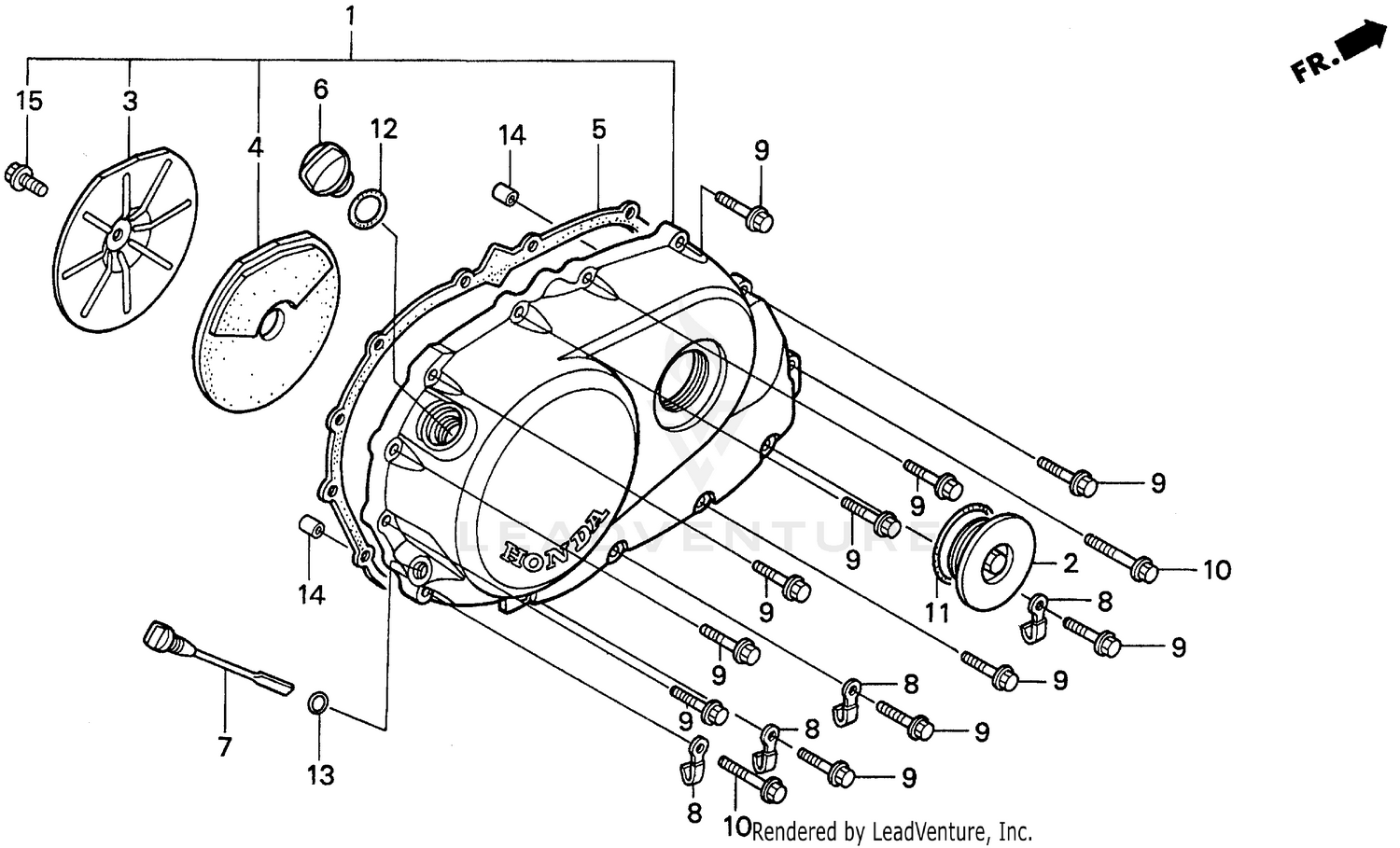 RIGHT CRANKCASE COVER