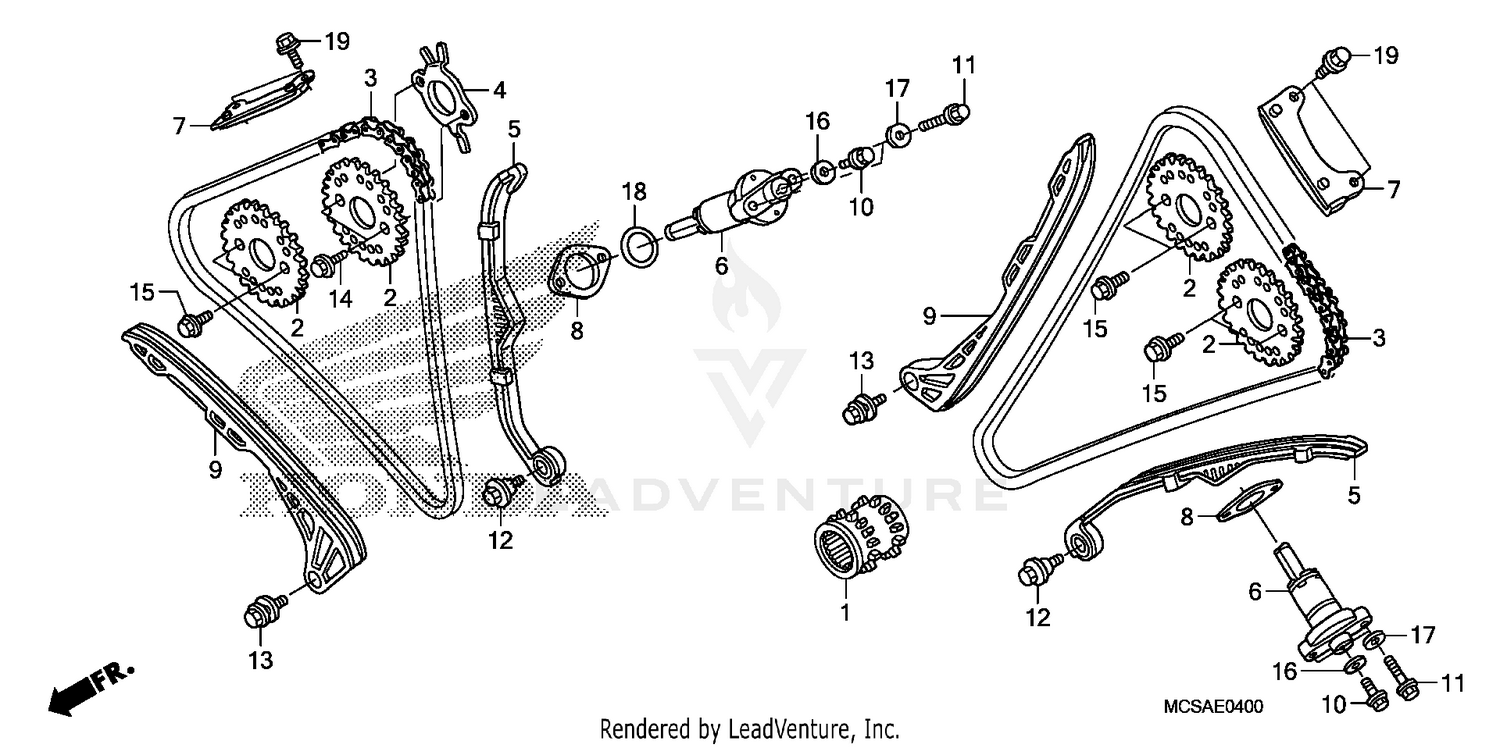 CAM CHAIN + TENSIONER