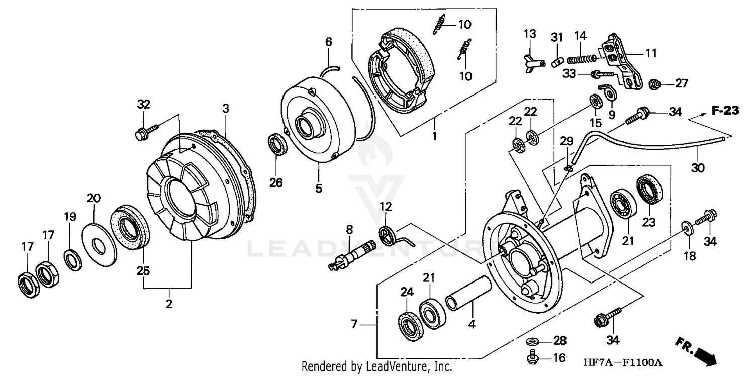 REAR BRAKE DRUM