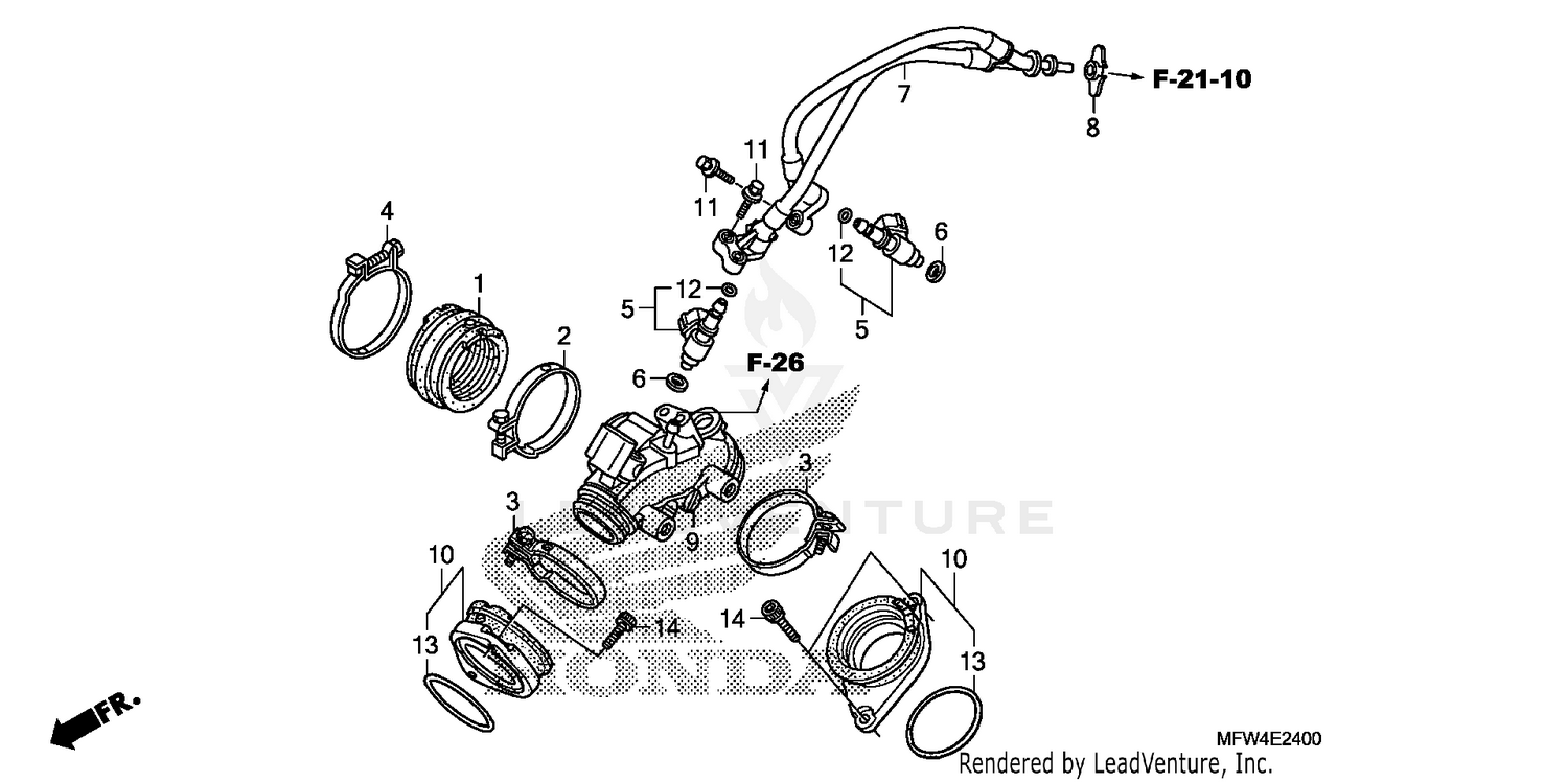 INTAKE MANIFOLD@INJECTOR