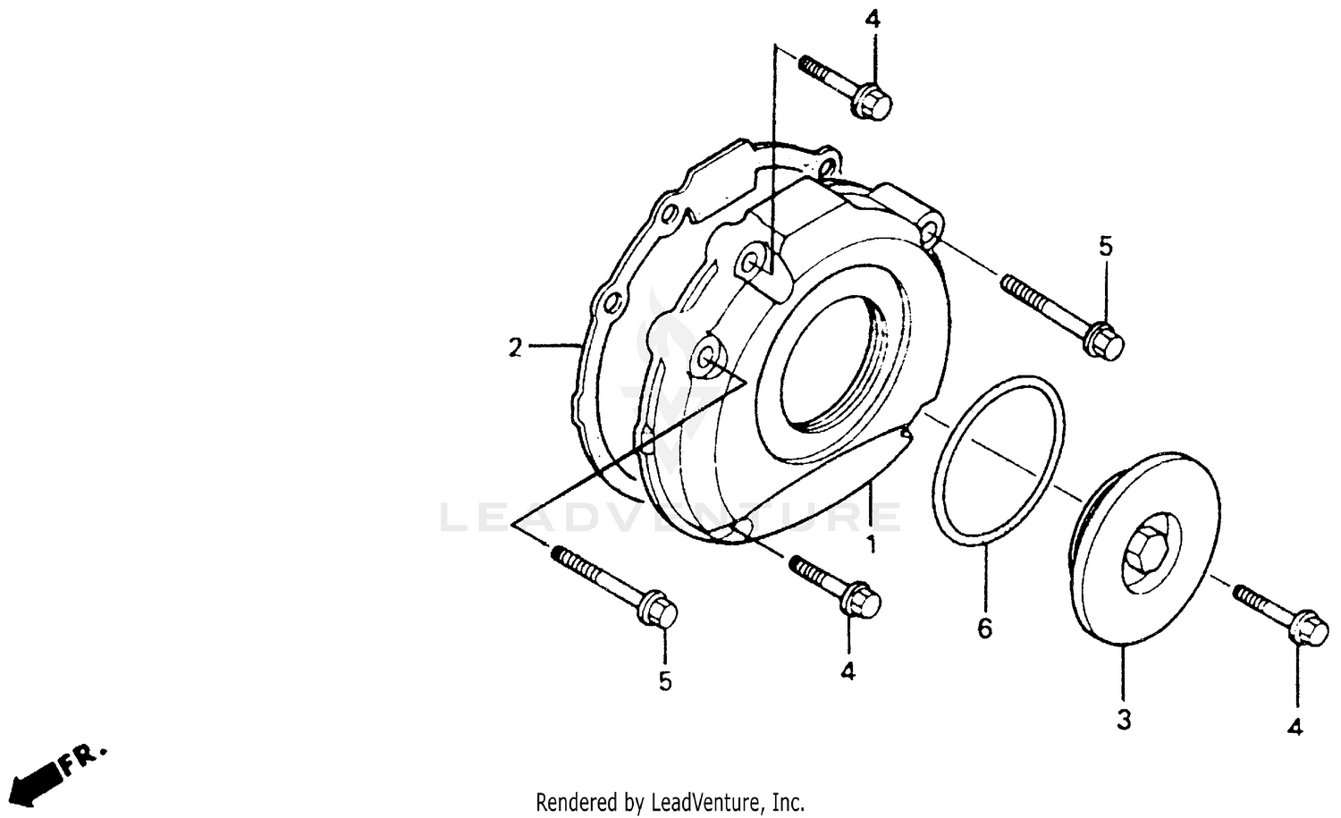 LEFT CRANKCASE COVER