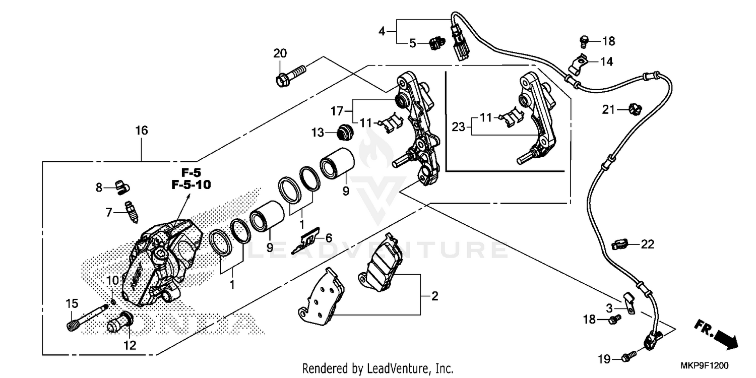 FRONT BRAKE CALIPER (1)