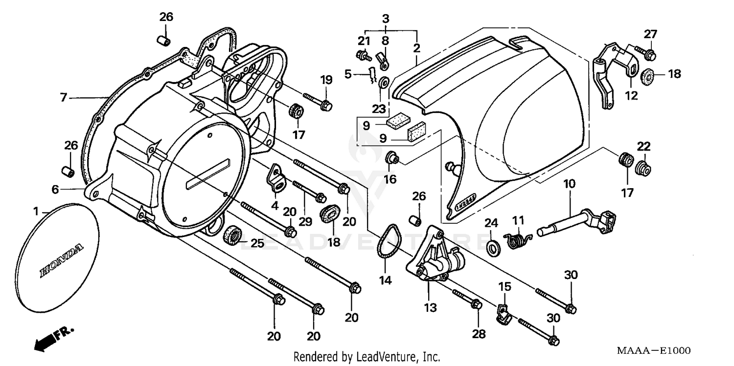 LEFT CRANKCASE COVER