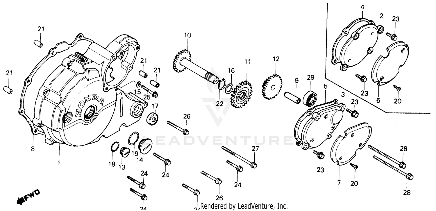 LEFT CRANKCASE COVER