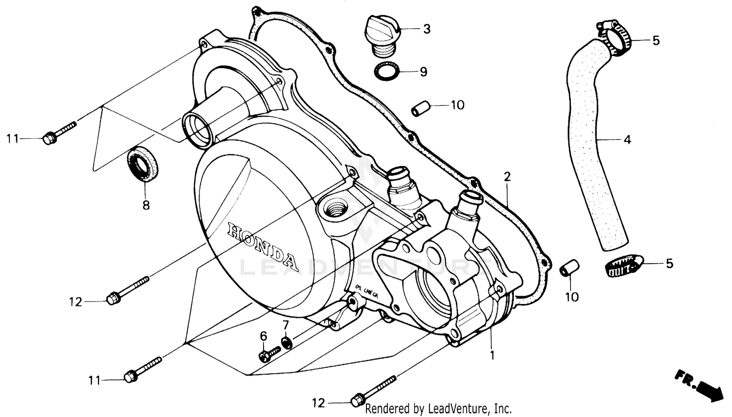 RIGHT CRANKCASE COVER